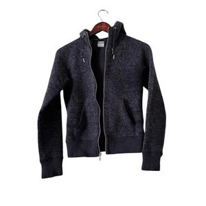 Nike women’s Full Zip Wool Blend Gray Jacket- Size Small